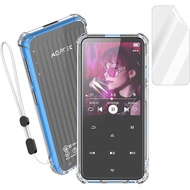 Clear Case for AGPTEK M3 MP3 Player with Screen Protector & Lanyard, Drop Resistant & Antislip, TPU 