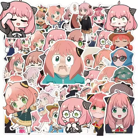 10/30/50pcs Cute SPY×FAMILY Cartoon Stickers Kawaii Anya Forger Graffiti Decals DIY Journal Fridge L