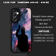 Samsung A14 4G Case / A14 5G Motif [HIJAB] 2D Casing Samsung A14 5G / A14 4G Latest Softcase Samsung