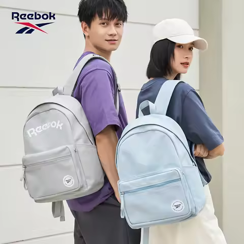 REEBOK Classic Basic Utility College Student School Bag Women Men Casual Laptop Backpack Unisex Teen