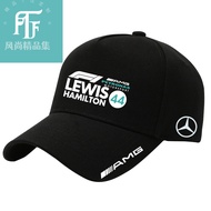 CAP- Hamilton AMG Mercedes-AMG Racing Team Cap Black No. 44 Can Be Modified Sun Hat For Men In Summe