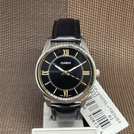 Casio MTP-V005L-1B5 Standard Analog Black Leather Strap Men's Dress Watch