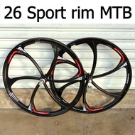 26 Sport rim mtb Mountain Bike Folding disc brake Road Bicycle Wheelset 4 Bearing Alloy Wheel casset