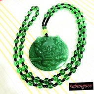 SUNSHINE KALUNG. KALUNG BATU GIOK HIJAU MOTIF KALUNG GIOK KALUNG