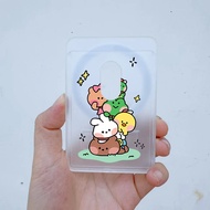 New Arrival July Clear Cartoon Phone Wallet Suitable For Iphone 16 16promax 15 14 13 12 Phone Card W
