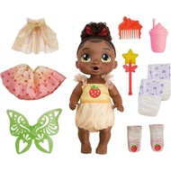 BABY ALIVE FAIRY FASHIONS BERRY BOO DOLL WITH CLOTHES ACCESSORIES, BLACK HAIR, 11 INCHES, TOYS