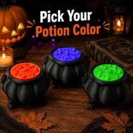 Halloween Cauldron Fidget Clicker Witch Potion Desk Decoration Stress Relief Toy
