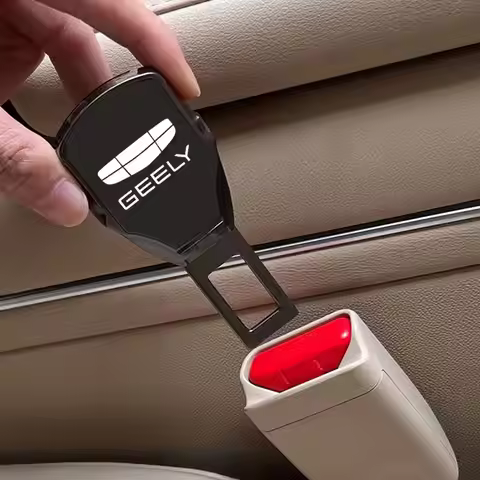 Car Seat Belt Extender Seatbelt Lock Buckle Clip Plug For Geely Geometry C Coolray GX3 LC Panda Emgr