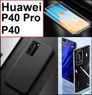 Huawei P40 / P40 Pro Phone Case Casing Cover / Full Coverage Tempered Glass Screen Protector