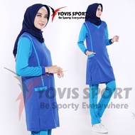 Yovis sport - setelan olahraga senam wanita - tunik