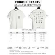 Chrome Hearts Counter Version Short-Sleeved T-Shirt Couple Style Letter Niche Trendy Inner Match Sim