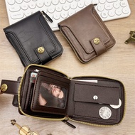 Cross-border New Men's Wallet High-end Retro Zipper Bag Coin Storage Hot Item In Stock wallet O7CD