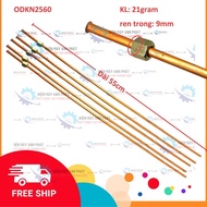 Ống dẫn khí lớn dài 55cm ren trong 9mm máy nén khí piston 2X51 máy bơm hơi có dầu ODKN2560