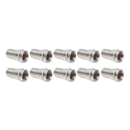 หัว F-Type แบบบีบ (แพ็ค 10 ตัว)