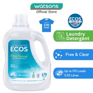 ECOS Hypoallergenic Plant Powered Laundry Detergent (Free & Clear) 5.03L