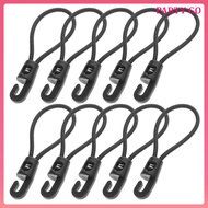 🔥 20Pcs Black Elastic Cord for Adventurers and Travelers 3.74X0.59X0.59in