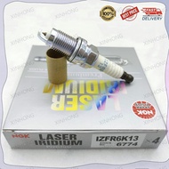 New Original (4PCS) IZFR6K13 6774 Iridium Platinum Spark Plugs for Honda Fit （07-13） Accord （03-07） 