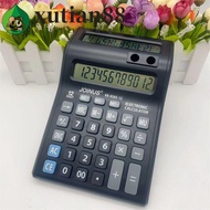 XUTIAN Mechanical Calculator, Battery Powered Stationery 12 Digits Calculator, Useful Portable Pract