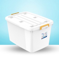Duy Tan Plastic Bin with Wheels 30L (52 x 32 x 27.5 cm) No.750-