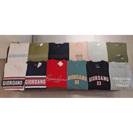 Giordano Tshirt LogoTee For Men Size XS SML XL XXL