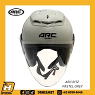 ARC Ritz Pastel Grey Helmet | Original ARC Helmet Singapore