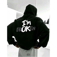 BROKEN SWEATER HOODIE MEN OVERSIZE DISTRO QUALITY HOODIE ZIPPER HOODIE ZIP HOODIE ZIPPER HOODIE ZIPP