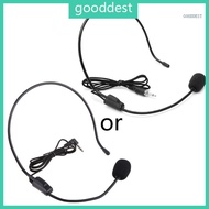 GOO Voice Amplifier Microphone Lavalier Microphone Wired Portable Clip Microphone with 3 5mm  for Vo