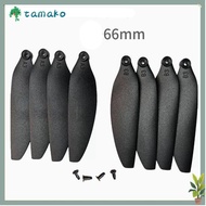 TAMAKO Folding Propeller Blades, Plastic 58mm/66mm Remote Control Drone Parts, Black Universal Quadc