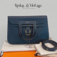 Hermes Halzan 31 松柏綠金扣