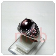 Cincin Ruby Star Size Kantoran. Klep Mantap... Terlaris