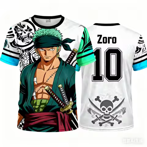 2025 New Summer One Piece Children's 3D Printed Cartoon T-Shirt O-Neck Short Sleeve Sportswear Top A