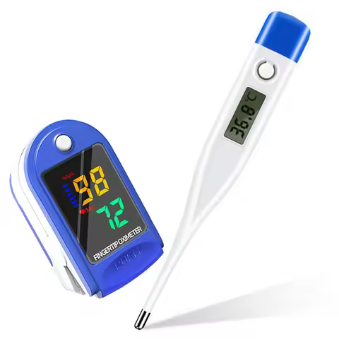 Baby Thermometers Pulse Oximeter Finger Digital Thermometer Accurate Oral Armpit Temperature Reading