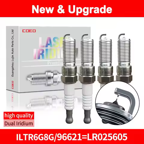 For NGK ILTR6G8G 96621 OE:LRO25605 Dual IridiumSpark Plugs For Mondeo Focus Jaguar XF MKZRange Rover