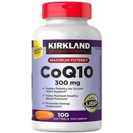 Kirkland Classic Coenzyme Q10 300mg 100 Softgels PDYE