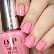 OPI Infinite Shine - Rose Against Time (L61) ยาทาเล็บสีชมพูนมๆ สายหวานต้องมี ทาออกมาแล้วสวยหวานมาก แท้100%