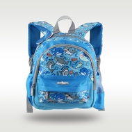 Australia Original High Quality Smiggle Children's Schoolbag Boy Kindergarten Small Bags Blue Shark Dolphin Backpack Kids Class-&amp;*-