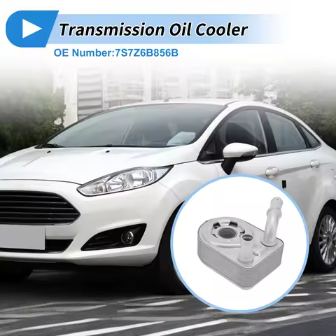 UXCELL Engine Oil Cooler for Ford Fiesta 2015-2019 No.7S7Z6B856B Aluminum Alloy 1 Pcs Car