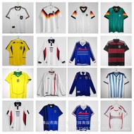germany jersey germany jersey 2024 baju jersey lelaki Retro Classic Style French Brazil England Germ