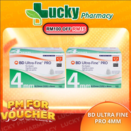 BD Ultra-Fine Pro Insulin Needle 32G x 4mm (0.23mm) [100’s] | Diabetic Pen Needle