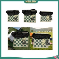 [HellerySG] Portable Chess Set,Deluxe Tournament Chess Set,Lightweight Games,Roll up Chess Board Game Set for Outdoor,Travel