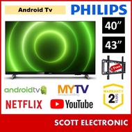 (Deliver by Seller Kedah &amp; Penang )Philips 43 Inch 40 Inch  Android Tv Smart Tv Full HD Myfreeview  40PFT6916  43PFT6915