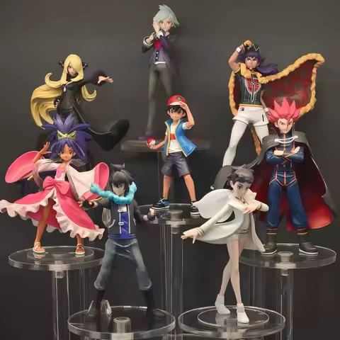 Ash Ketchum Iris Alain Steven Stone World Coronation Series Pokémon 1/20 Scale World Game Peripheral