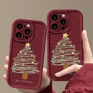 Suitable for European and American Christmas Trees iphone17promax iPhone Case15Anti-Fall14/13pro New
