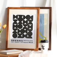 Simple Modern Solid Wood Photo Frame 4K8K Poster Picture Frame Mounting Puzzle a2A3a4 Wooden Frame d