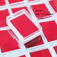 Type 100 Sheets Amulet Case Box Inside The Red Velvet Lining size 5.3x3.8x2 cm (RP04)