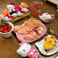 ️ Hello Kitty Ceramic Plate Divided Breakfast Plate/Fruit Cute Eating Utensils for Children