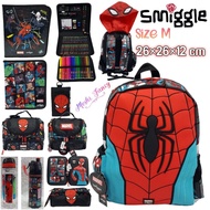 Smiggle Marvel Spiderman Boys Bag/Smiggle Spiderman Hodie Backpack/Spiderman Boy School Backpack