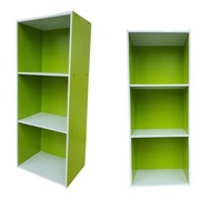 3-Tier Wooden Bookshelf Multipurpose Rack Living Hall Bedroom Rak Buku Kayu Kabinet Buku 3 Tingkat Pelbagai Guna Warna