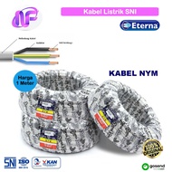 Kabel Listrik Eterna Tembaga 2x1.5 3x1.5 Cable Suprame Serabut SNI ISO