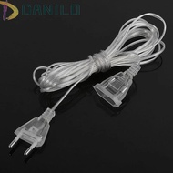 DANILO Power Extension Cord 3M 5M Fairy Lights EU Plug Outdoor Cable Plug For Home Transparent Exten